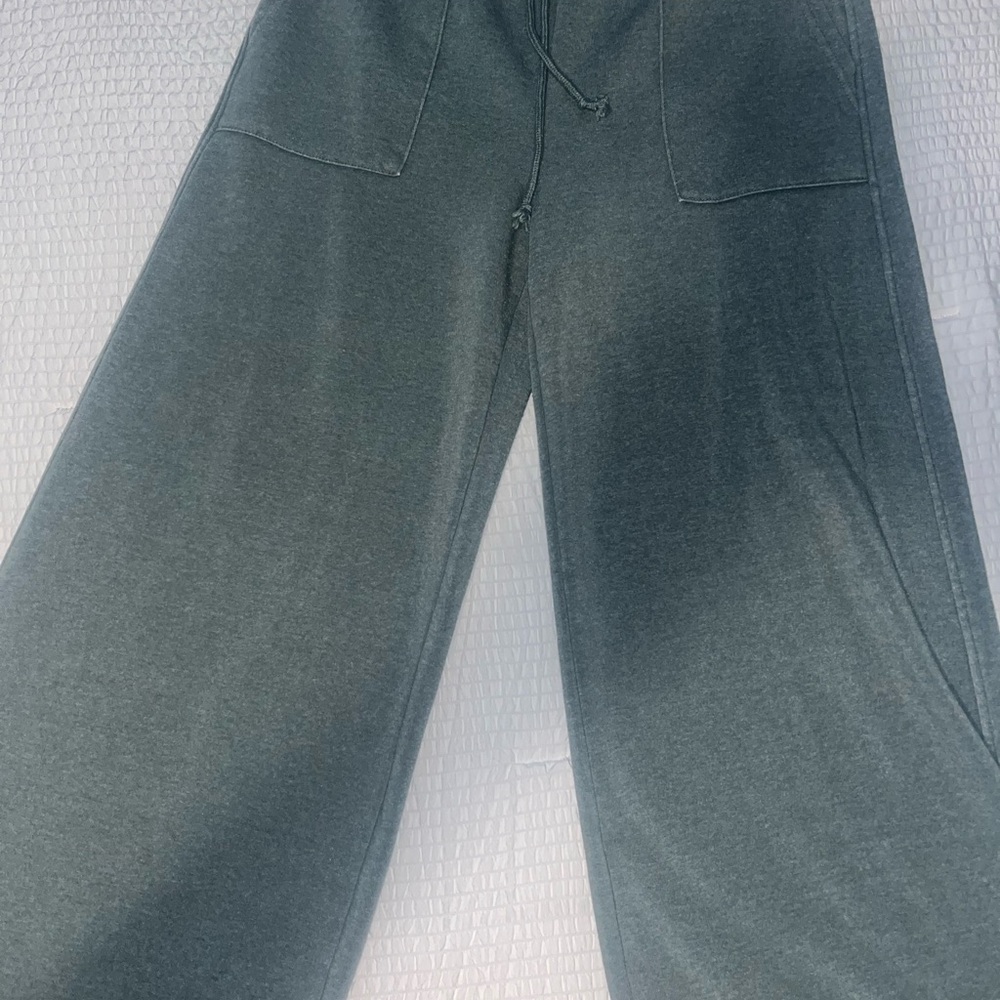 Double Zero Green Sweatpants & Matching Sweatshirt Soft Cotton Blend - Picture 8 of 9